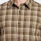 Men's 100% Cotton Casual Shirt , Olive, small image number null