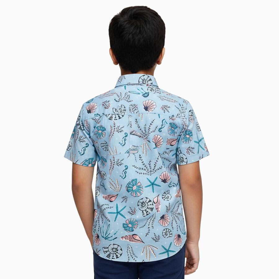 Boys' Casual Shirt, हल्का नीला, large image number null