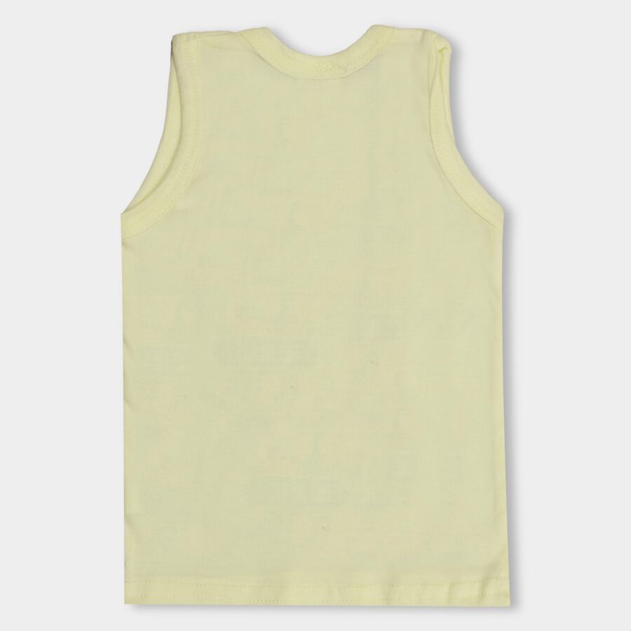 Infants' 100% Cotton Vest , Yellow, large
