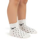 Girls' Light Pink Regular Fit Ankle-Length Socks, मरून, small image number null