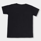 Boys' Half Sleeves T-Shirt, Navy Blue, small image number null