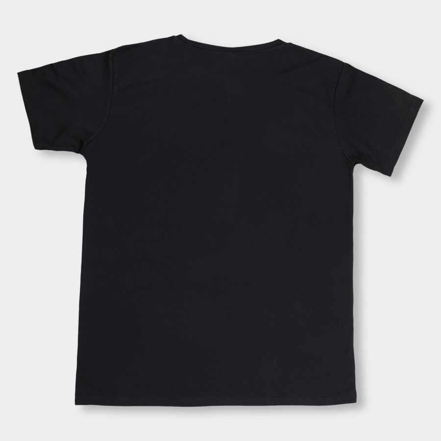 Boys' Half Sleeves T-Shirt, Navy Blue, large image number null