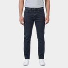 Men's Dark Grey Slim Fit Washed Jeans, Dark Grey, small