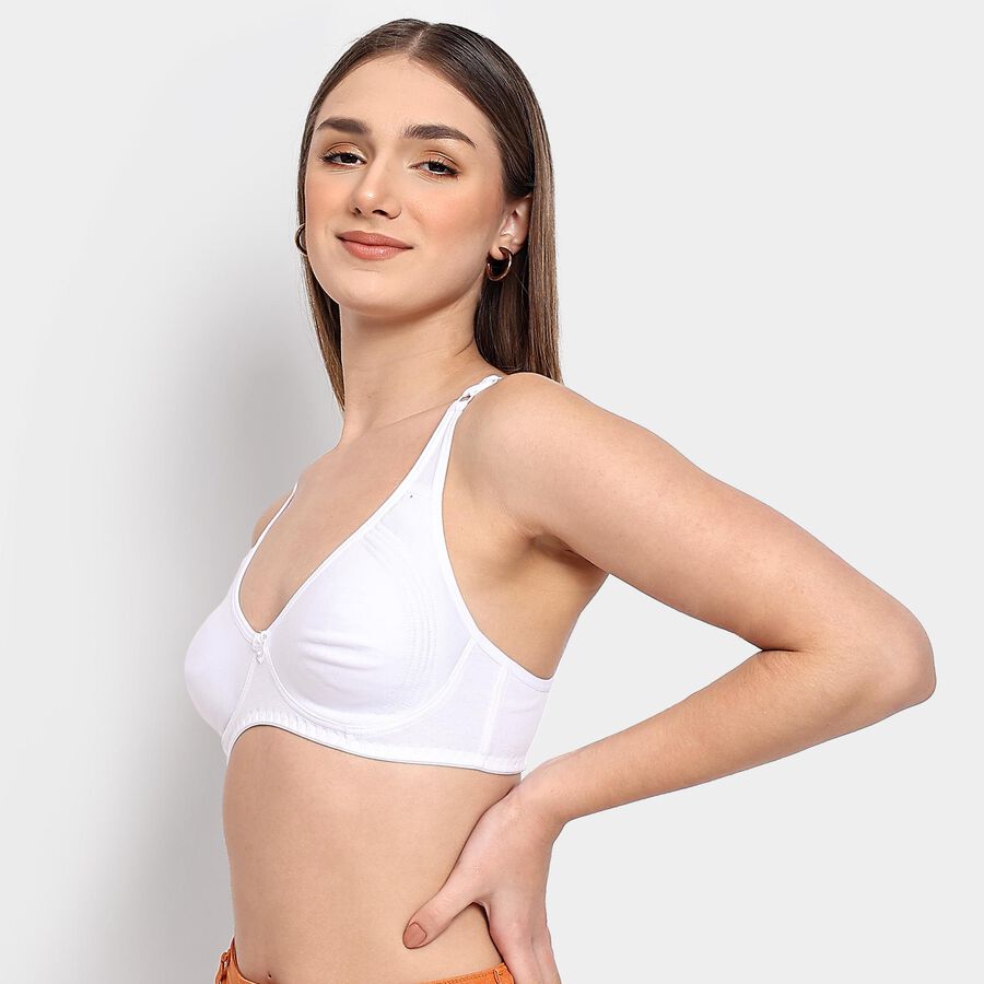 Ladies' Bra , White, large image number null