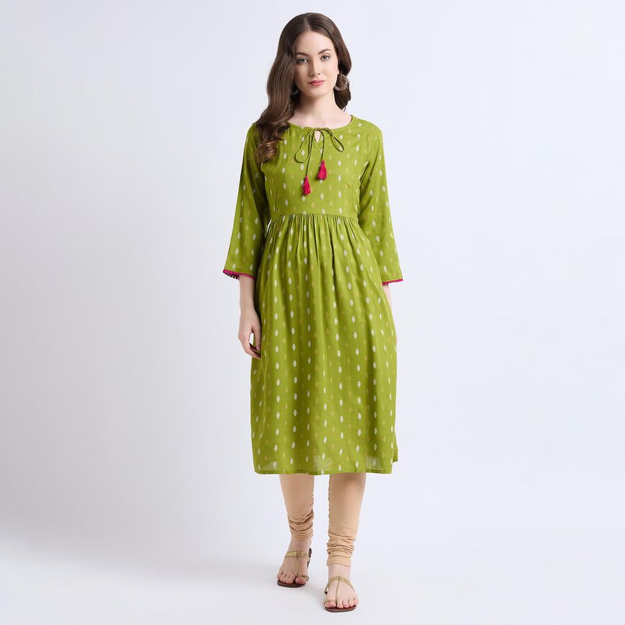 Ladies' Kurta , ओलिव, large image number null