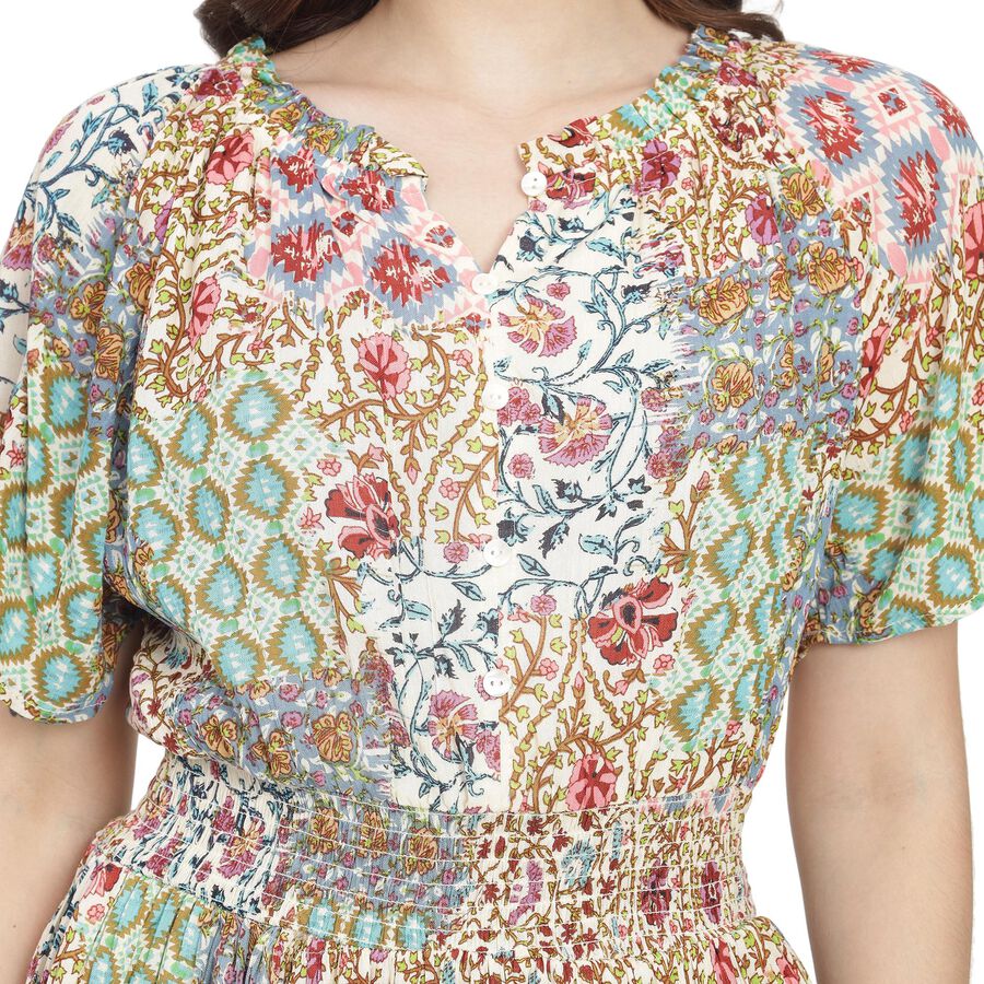 Ladies' Dress, Beige, large image number null