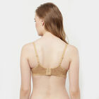 Half Lace Padded Bra, Peach, small image number null