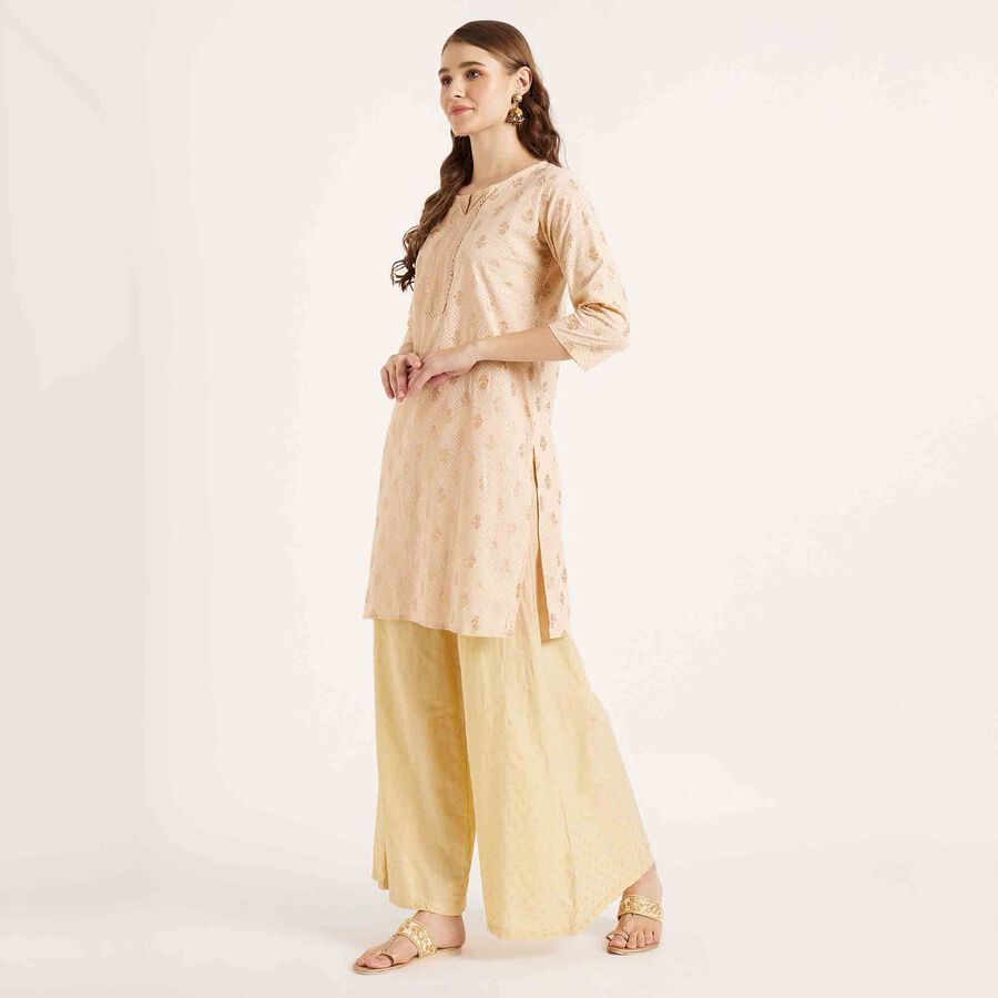 Printed Kurta, Beige, large image number null