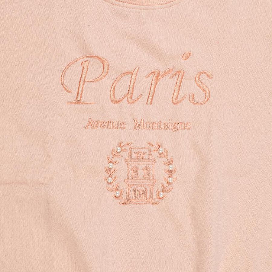 Girls' Sweatshirt, Light Pink, large image number null