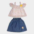 Girls' Top Skirt, Off White, small image number null
