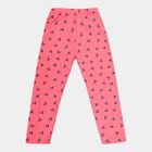 Girls Printed Pyjama, Pink, small image number null