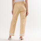 Ladies' 100% Cotton Palazzos, गहरा पीला, small image number null