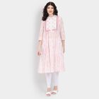 Ladies' 100% Cotton Kurta , Pink, small image number null