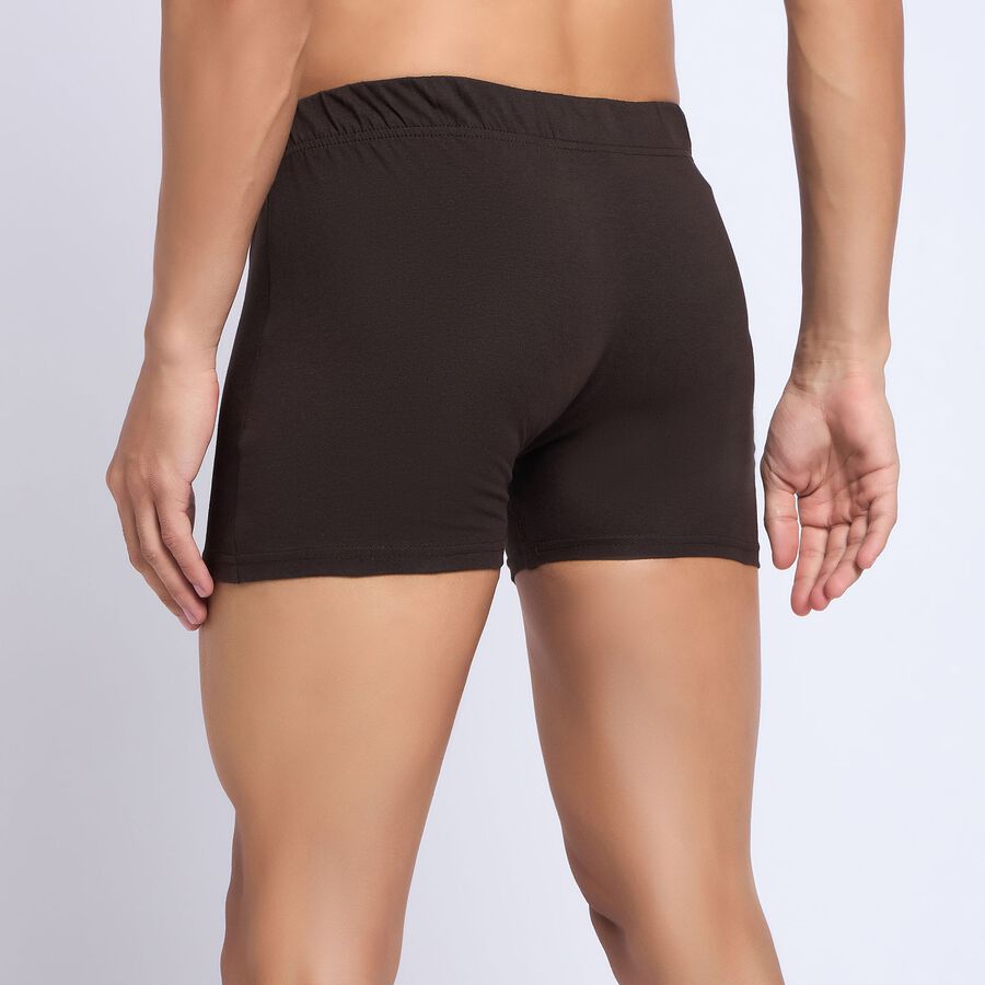 Men's 100% Cotton Trunks, भूरा, large image number null