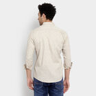 Cotton Printed Casual Shirt, Beige, small image number null