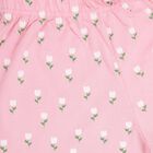 Girls' Shorts, हल्का गुलाबी, small