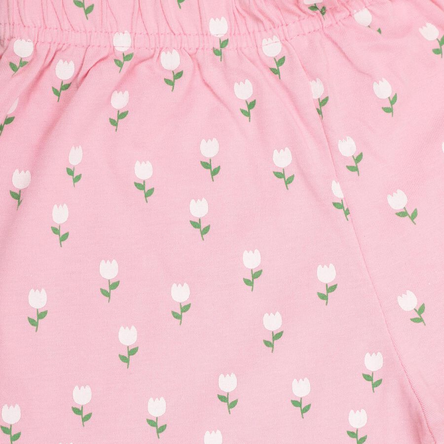 Girls' Shorts, हल्का गुलाबी, large
