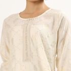 Women's Eggshell White Printed Ethnic Set, Off White, small image number null