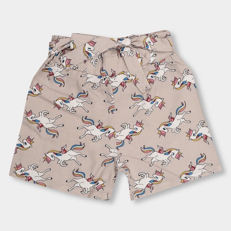 Girls' Shorts , हल्का गुलाबी, large