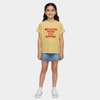 Girls' T-Shirt, Yellow, small
