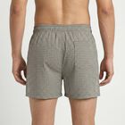 Men's Black Regular Fit Solid Boxers, Black, small