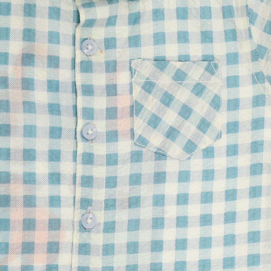 Infants' 100% Cotton Shirt , हल्का हरा, large image number null