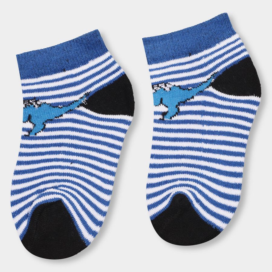 Boys' Socks (Pack of 2), Mid Blue, large image number null