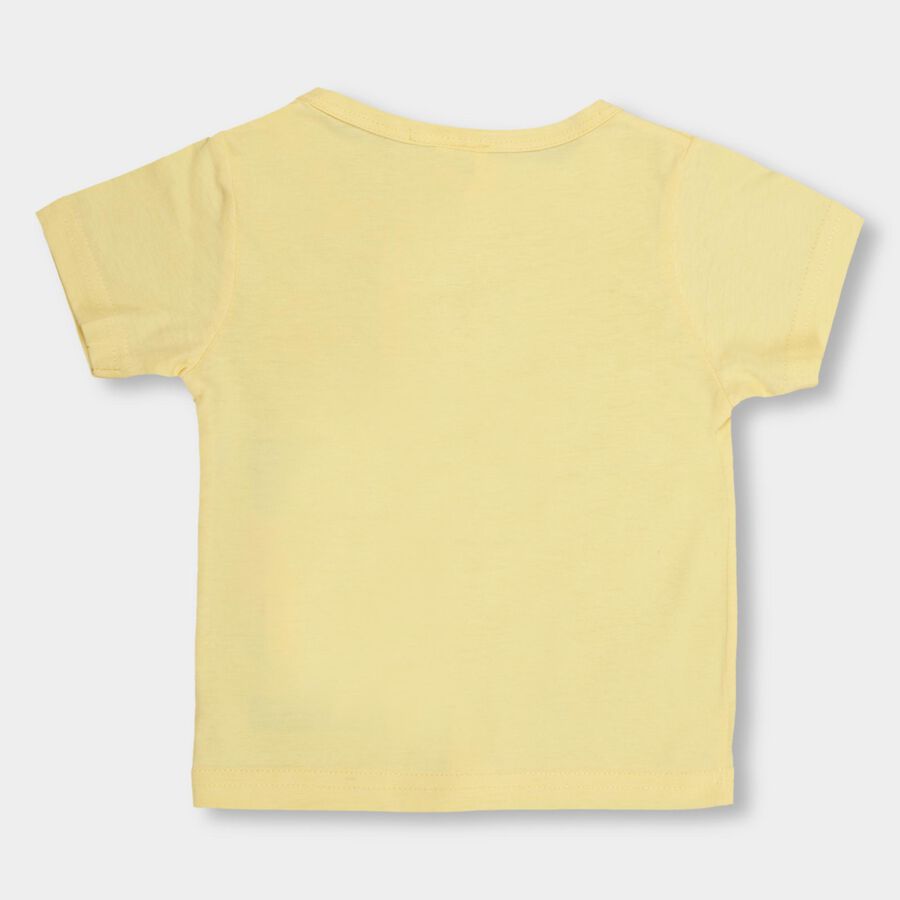 Infants' 100% Cotton T-Shirt , पीला, large image number null