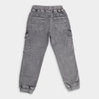 Boys' Trousers , गहरा ग्रे, small image number null