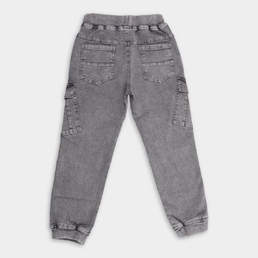 Boys' Trousers , गहरा ग्रे, large image number null