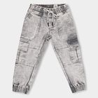 Boys' Jeans , हल्का ग्रे, small image number null