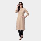 Women's Black Slim Fit Elastic Waist Churidar, Black, small
