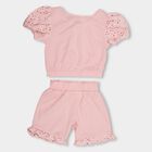 Girls' Short Set, Light Pink, small image number null