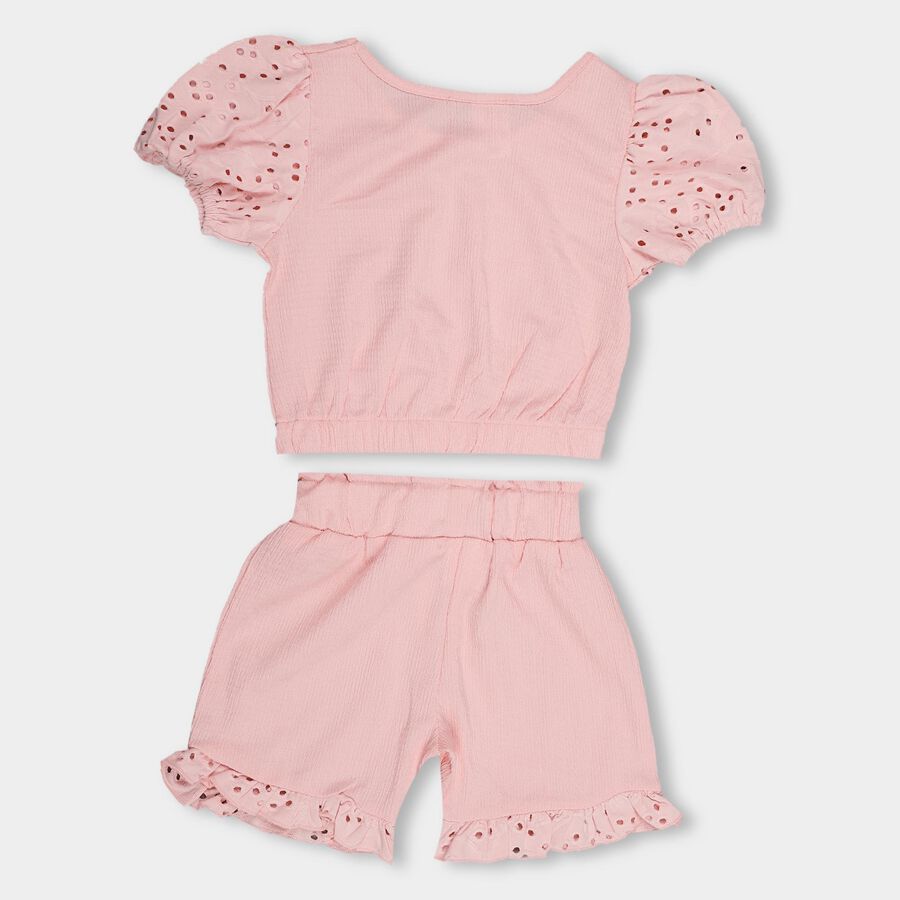 Girls' Short Set, Light Pink, large image number null
