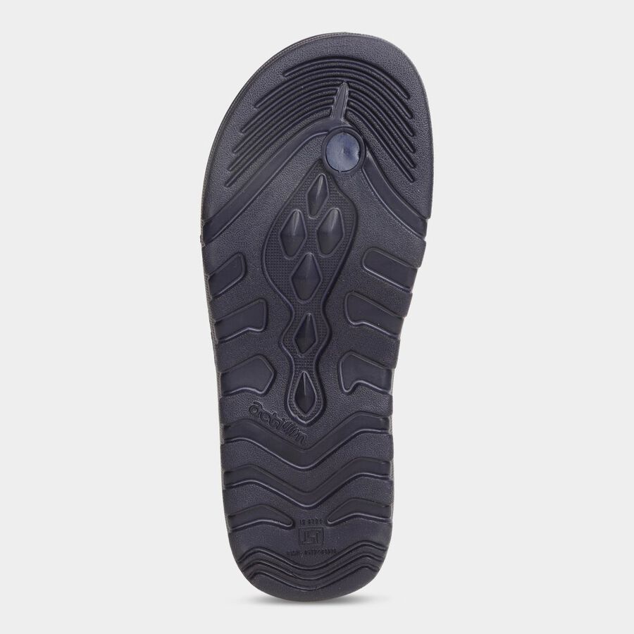 Men's Solid Floater, Blue, large image number null