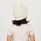 Girls' Winter Cap, ऑफ व्हाइट, small image number null