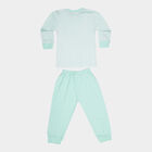 Infants Cotton Printed Baba Suit, Light Green, small image number null