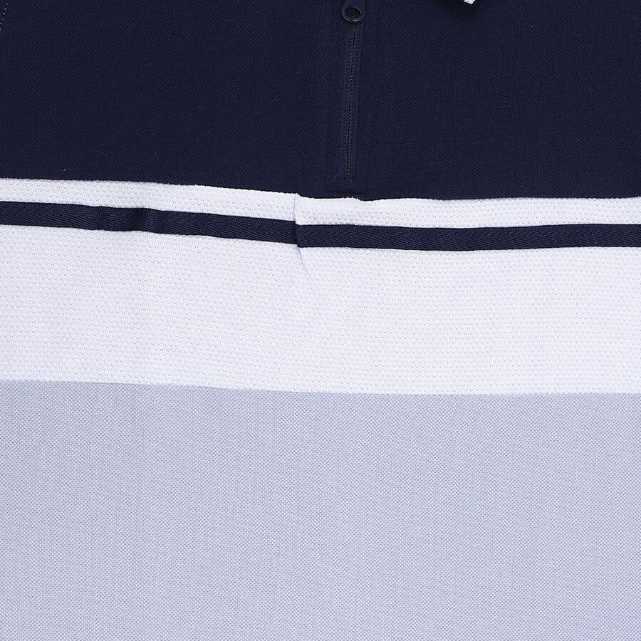 Boys' Light Blue Round Neck Graphic Printed T-Shirt, हल्का नीला, large