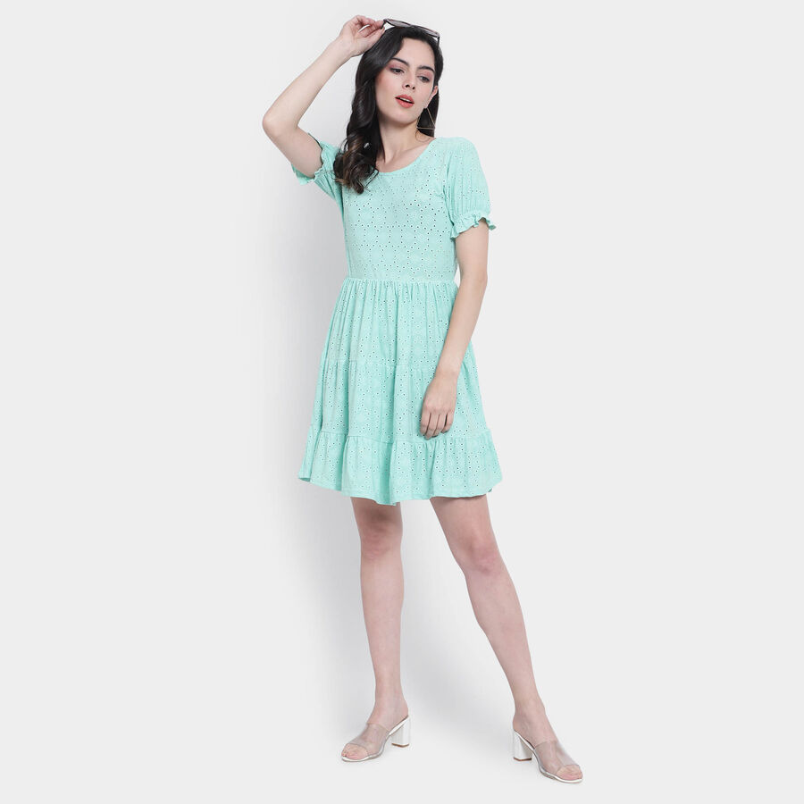 Solid Dress, Light Green, large image number null