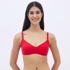 Women's Bright Cherry Red Wire-Free Everyday Bra, Red, small image number null