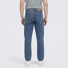 Men's Blue Regular Fit Classic Jeans, Mid Blue, small