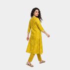Women's Yellow Embellished Ethnic Set, Mustard, small