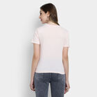 Embellished Round Neck T-Shirt, Pink, small image number null