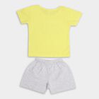 Infant Boys' 100% Cotton Baba Suit , पीला, small