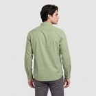 Men's Green Casual Shirt, Light Green, small