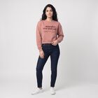 Women's Pink Graphic Print Track suit, Pink, small