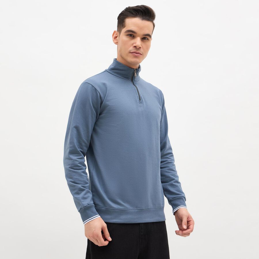 Men's Sweatshirt, Teal Blue, large image number null