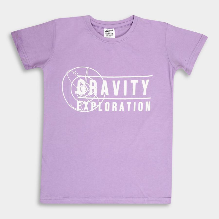 Boys' T-Shirt, Lilac, large image number null