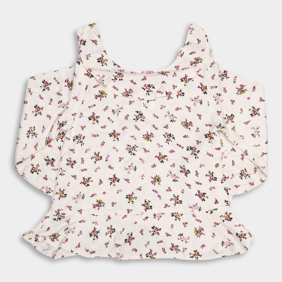 Girls' Blouse, ऑफ व्हाइट, large image number null