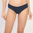 Ladies' 100% Cotton Panty, Navy Blue, small image number null